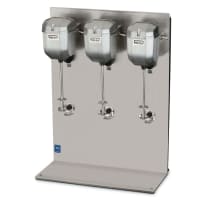 Waring DMC201DCA Counter-Mounted Heavy Duty Commercial Drink Mixer w/ 2 Speeds &amp; Triple Head