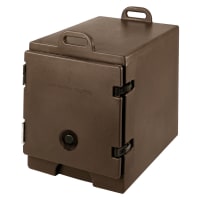 Cambro 300MPC131 Camcarrier Food Pan Carrier - 12x20" Pan, Front-Loading, Dark Brown