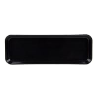 Cambro 92615MT110 Rectangular Market Display Tray - 9" x 25 1/2" x 1 1/2", Black