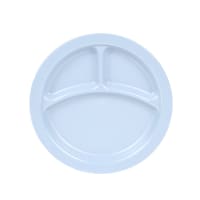 Cambro 93CW401 9" Round Plastic Dinner Plate, Slate Blue