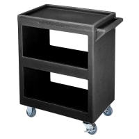 Cambro BC2254S110 3 Level Polymer Utility Cart w/ 350 lb Capacity, Raised Ledges
