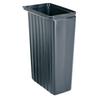 Cambro BC11TC110 11 gal Trash Container for Service Cart, Black