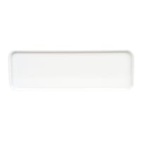 Cambro 826MT148 Rectangular Market Display Tray - 8 1/4" x 25 1/2" x 3/4", White