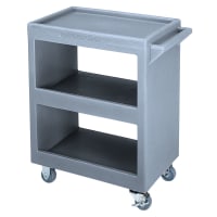 Cambro BC225191 3 Level Polymer Utility Cart w/ 350 lb Capacity, Raised Ledges