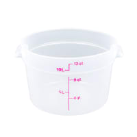 Cambro RFS12PP190 12 qt Round Storage Container - Translucent