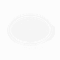 Cambro RFS1SCPP190 Camwear Round Seal Cover for 1 qt Clear Containers, Translucent