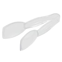 Cambro TGG6135 6 9/16"L Plastic Serving Tongs, Clear
