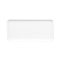 Cambro 918MT148 Rectangular Market Display Tray - 8 11/16" x 18" x 13/16", White