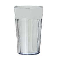Cambro NT10152 10 oz Clear Fluted Plastic Tumbler