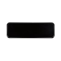 Cambro 826MT110 Rectangular Market Display Tray - 8 1/4" x 25 1/2" x 3/4", Black