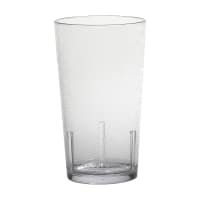 Cambro D12152 12 oz Clear Crackled Plastic Tumbler