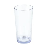 Cambro D24152 24 oz Clear Crackled Plastic Tumbler