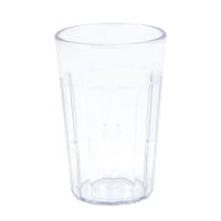 Cambro NT8152 8 oz Clear Fluted Plastic Tumbler