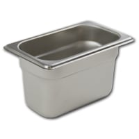 Browne Ninth Size Steam Pan, Stainless (98194)