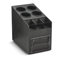 Vollrath CTNFO-06 100 Napkin Dispenser w/ (3) Condiment & (4) Flatware Organizers - 9" x...
