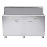 Traulsen UPT6024-LR 60" Dealer's Choice Sandwich/Salad Prep Table w/ Refrigerated Base,...