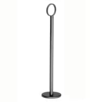 Tablecraft BK1908 8" Number Card Holder - Steel, Black