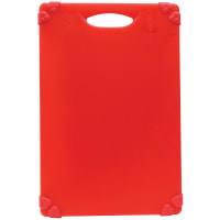 Tablecraft CBG1824ARD Cutting Board w/ Anti-Slip Grips, 18" x 24", Polyethylene, Red