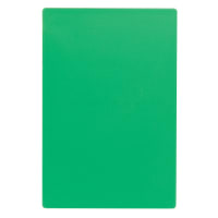Tablecraft CB1520GNA Green Polyethylene Cutting Board, 15 x 20 x 1/2", NSF Approved