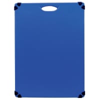 Tablecraft CBG1824ABL Cutting Board w/ Anti-Slip Grips, 18" x 24", Polyethylene, Blue
