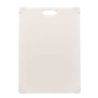Tablecraft CBG1824AWH Cutting Board w/ Anti-Slip Grips, 18" x 24", Polyethylene, White