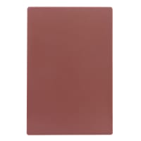 Tablecraft CB1218BRA Brown Polyethylene Cutting Board, 12 x 18 x 1/2", NSF Approved