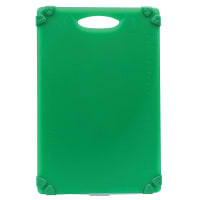 Tablecraft CBG1218AGN Cutting Board w/ Anti-Slip Grips, 12" x 18", Polyethylene, Green