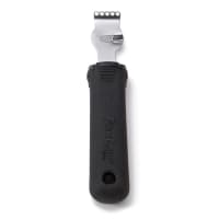 Tablecraft E5604 Firm Grip Zester Lemon Peeler, Black Grip