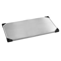 Focus FF2460SSS Stainless Steel Solid Shelf - 60"W x 24"D
