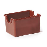 GET Plastic Sugar Caddy, 3 1/2 x 2 1/2 x 2" Deep, Brown (SP-SC-66-BR)