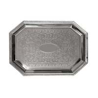 Update CT-1712C Octagonal  Chrome Tray - 17x12