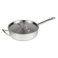 Update SSAU-3 10" Stainless Saute Pan w/ Cover, Induction Ready
