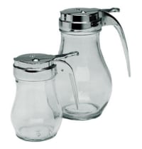 Update SYDP-06 6-oz Syrup Dispenser - Glass/Chrome