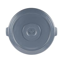 Update TCL-44G Round Flat Top Trash Can Lid - Plastic, Gray