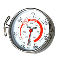 Taylor 6021 Dial Grill Thermometer w/ 100 to 600 Degree Capacity