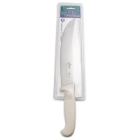 Update KP-10 10" Cimeter Knife - 3 mm German Carbon Stainless Steel, White Handle