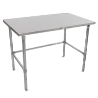 John Boos ST6-2472GBK-X 72" 16 ga Work Table w/ 300 Series Stainless Flat Top