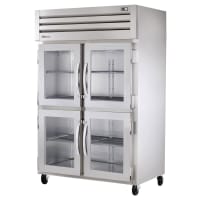 True STR2R-4HG-HC 52 3/5" Two Section Reach In Refrigerator, (4) Left/Right Hinge Glass Door...