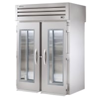 True STR2RRI-2G-HC 68" Two Section Roll In Refrigerator, (2) Left/Right Hinge Glass Doors, 1...