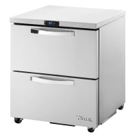 True TUC-27D-2-HC~SPEC3 ADA 27" W Undercounter Refrigerator w/ (1) Section & (2) Drawers...
