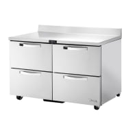 True TWT-48D-4-HC~SPEC3 ADA 48" Worktop Refrigerator w/ 4 Drawers, 115v