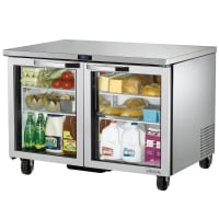 True TUC-48G-HC~SPEC3 48" W Undercounter Refrigerator w/ (2) Sections &amp; (2) Doors, 115v