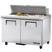 True TSSU-48-12-HC 48" TSSU Series Sandwich/Salad Prep Table w/ Refrigerated Base, 115v
