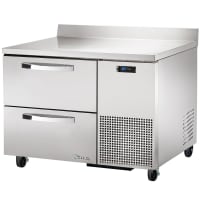 True TWT-44D-2-HC~SPEC3 45" Worktop Refrigerator w/ (1) Section &amp; (2) Drawers, 115v