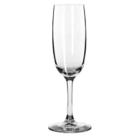 Libbey 8595SR 6 oz Bristol Valley Flute Glass - Sheer Rim