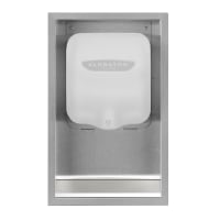 Excel Dryer 40502 Recess Kit Only for Xlerator Hand Dryers, Brushed Stainless