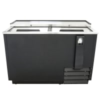 eQuipped 50" Forced Air Bottle Cooler - Holds (396) 12 oz Bottles, Black, 115v (VRBC50)