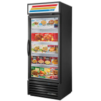 True GDM-26F-HST-HC~TSL01 30" One Section Display Freezer w/ Swing Door - Bottom Mount Compr...