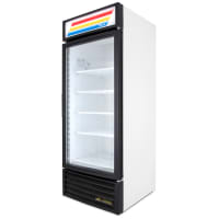 True GDM-26F-HC~TSL01 30" One Section Display Freezer w/ Swing Door - Bottom Mount Compressor, White, 115v