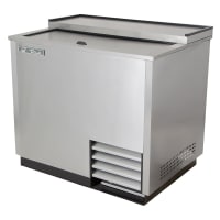 True T-36-GC-S-HC 1 Section Glass Chiller w/ 180 Mug Capacity, Stainless, 115v